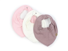 Name It parfait pink mix fleece bib (3-pack)